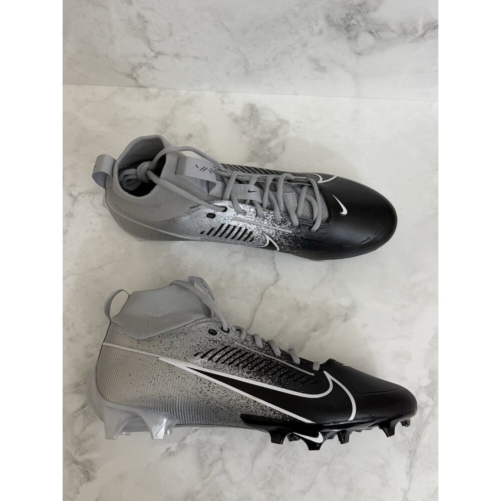 Nike Vapor Edge Pro 360 2 Football Cleats Silver Black HF3454-003 Men’s Size 13 - Picture 4 of 7